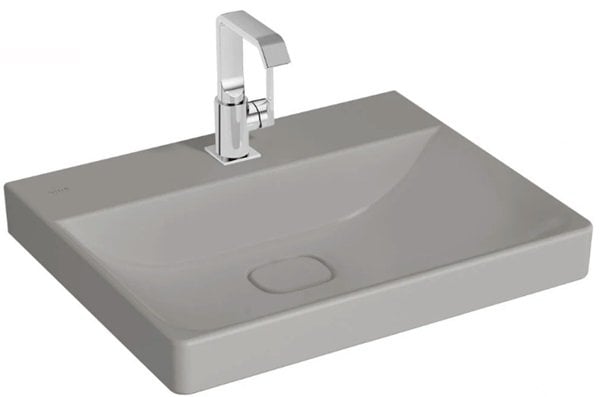 Vitra 7526B076-0041 Metropole Asma Lavabo,60cm,Mat Taş Gri